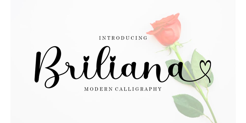 Briliana font