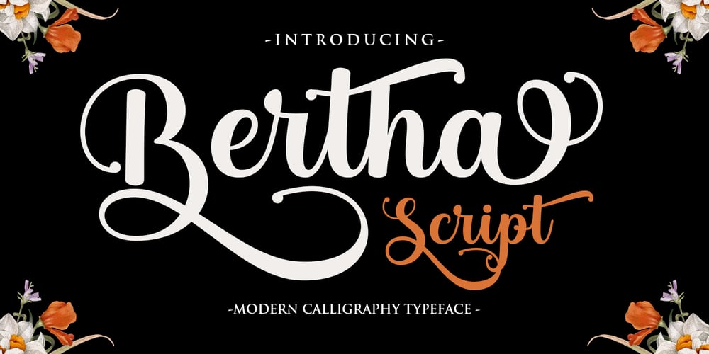 Bertha Script font