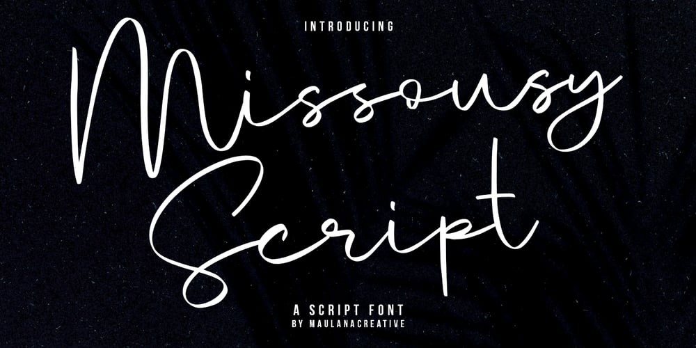 Missousy font