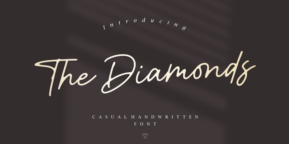 The Diamonds font