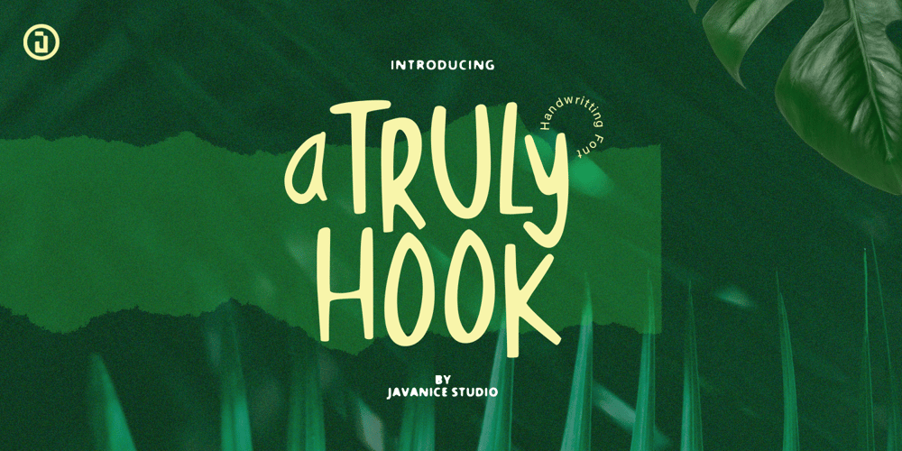 A Truly Hook font