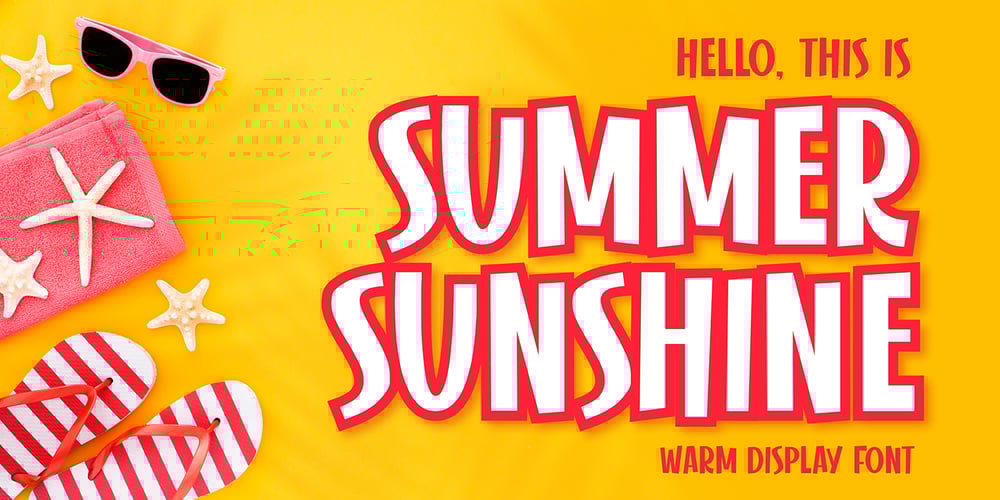 Summer Sunshine font
