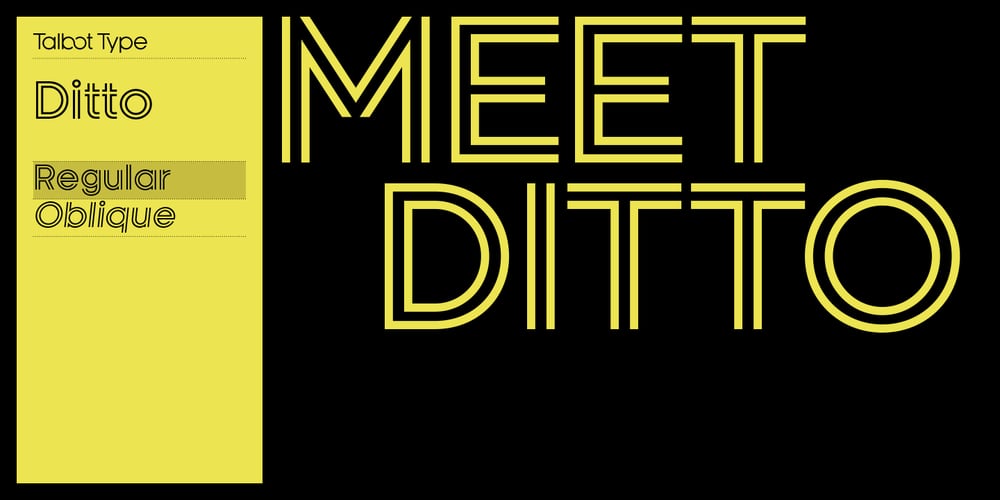 Ditto font