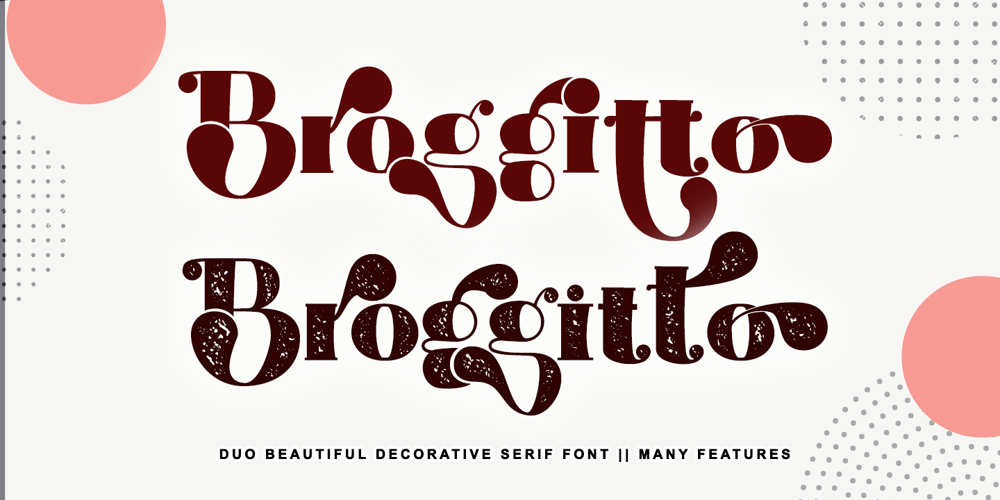 Broggitto font