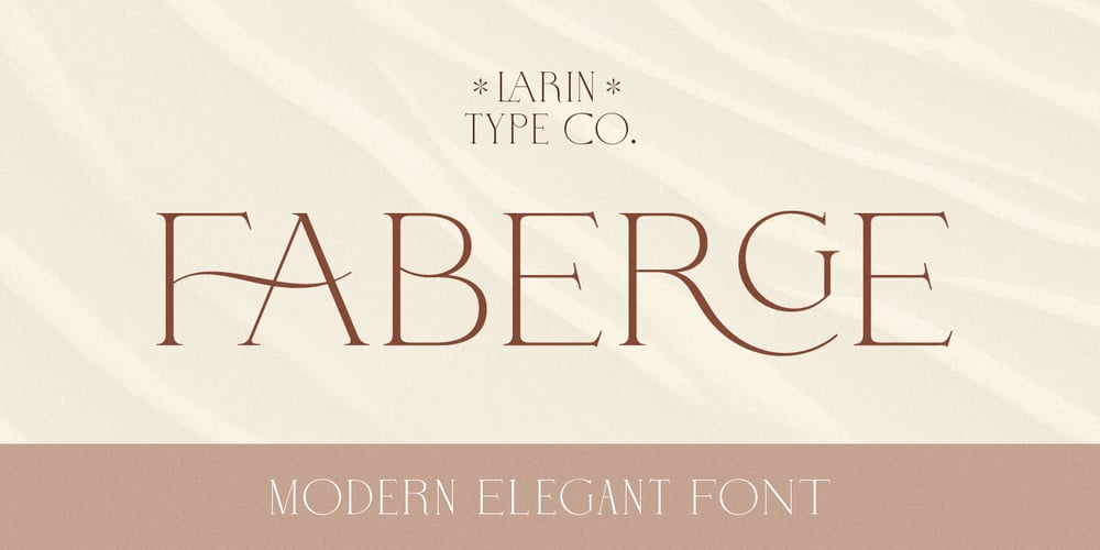 Faberge font