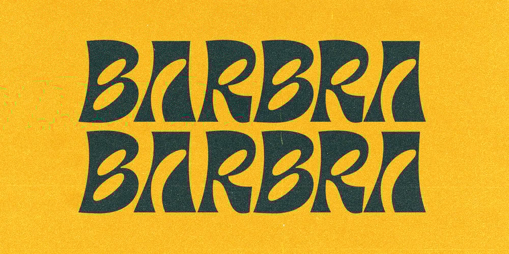 Barbra font