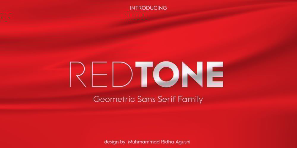 Redtone font