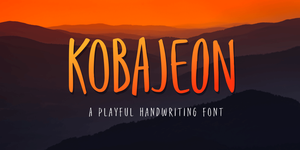 Kobajeon font