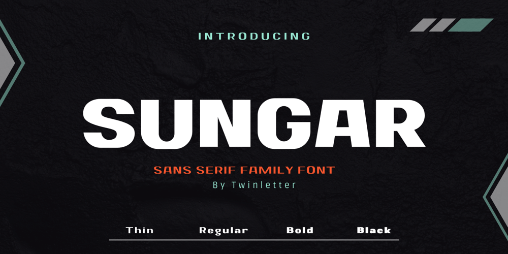 Sungar font