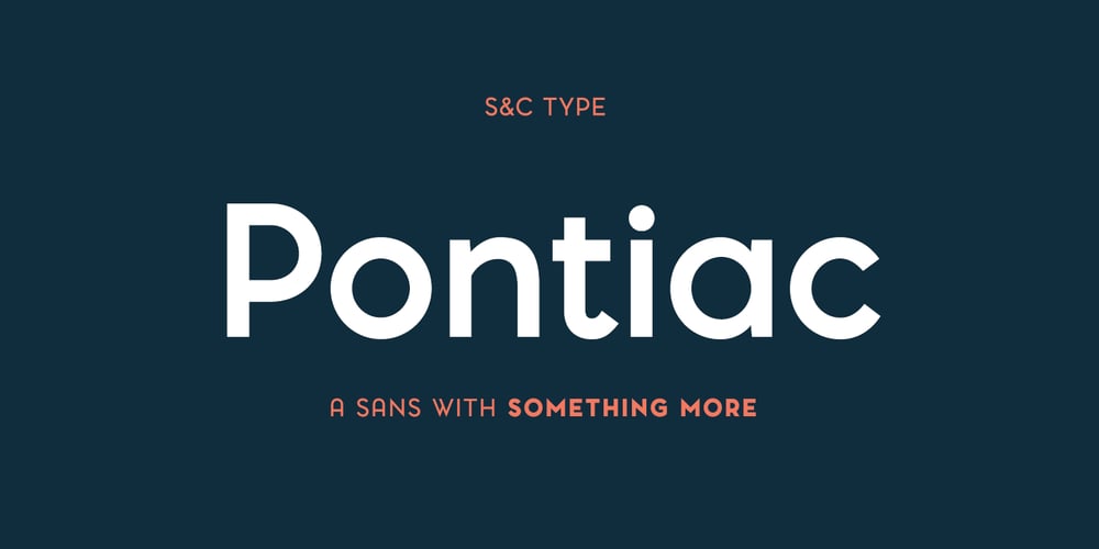 Pontiac font