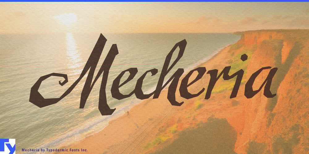 Mecheria font