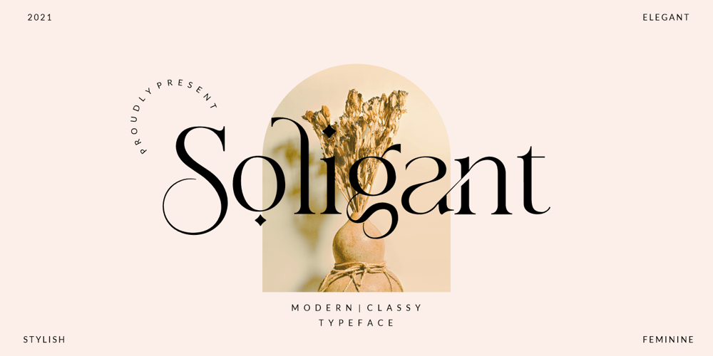 Soligant font