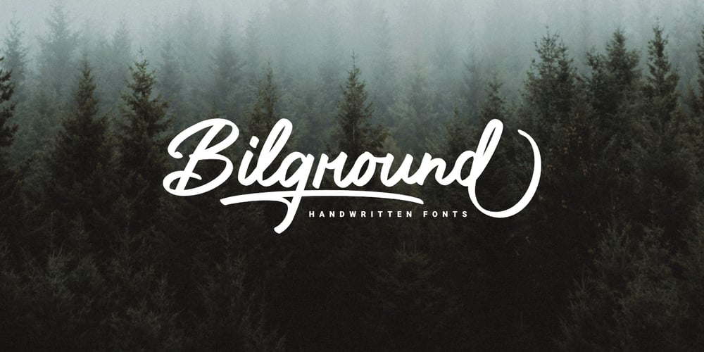 Bilground font