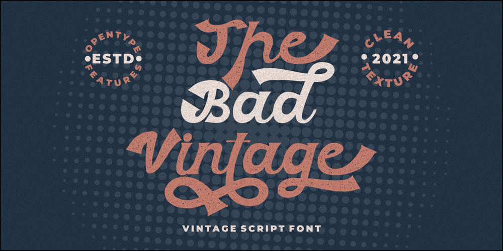 The Bad Vintage font