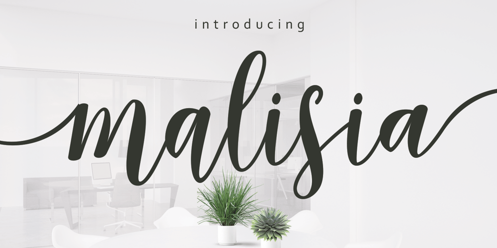 Malisia Script font