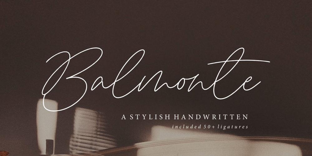 Balmonte font