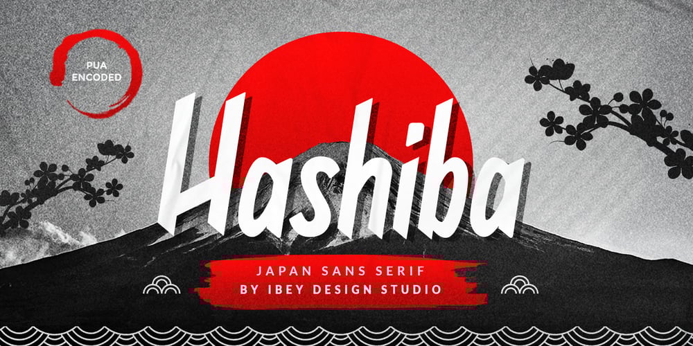 Hashiba Japanese Font font