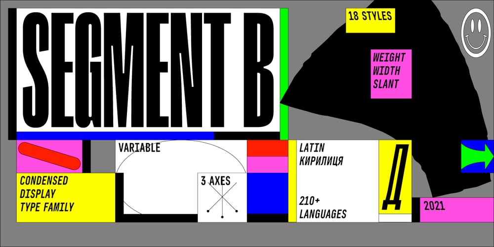 Segment B Type font