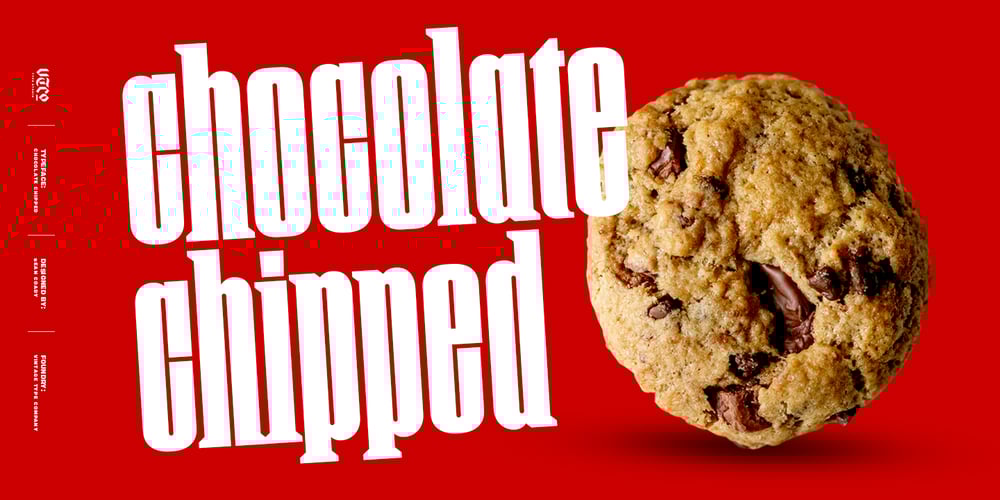 Chocolate Chipped font