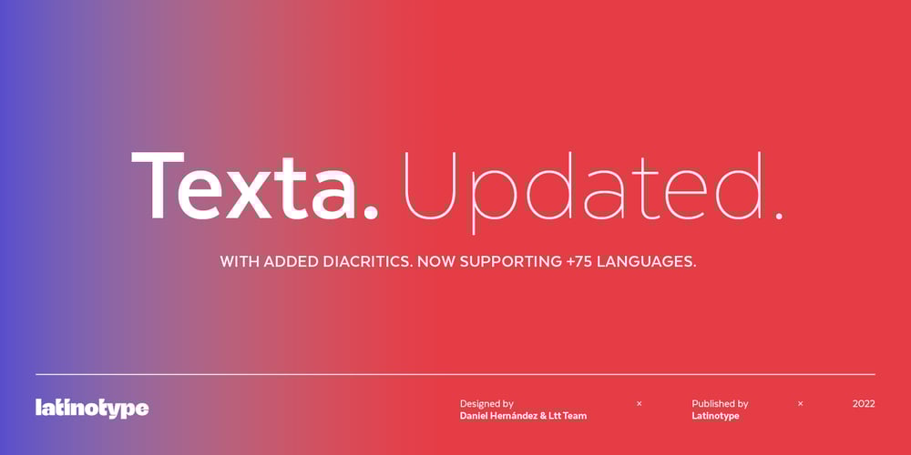 Texta font