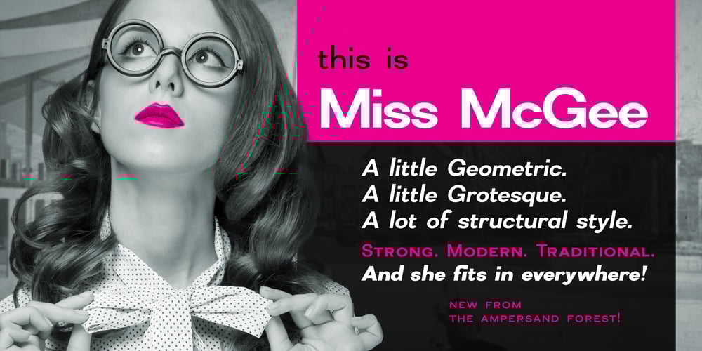 Miss McGee font