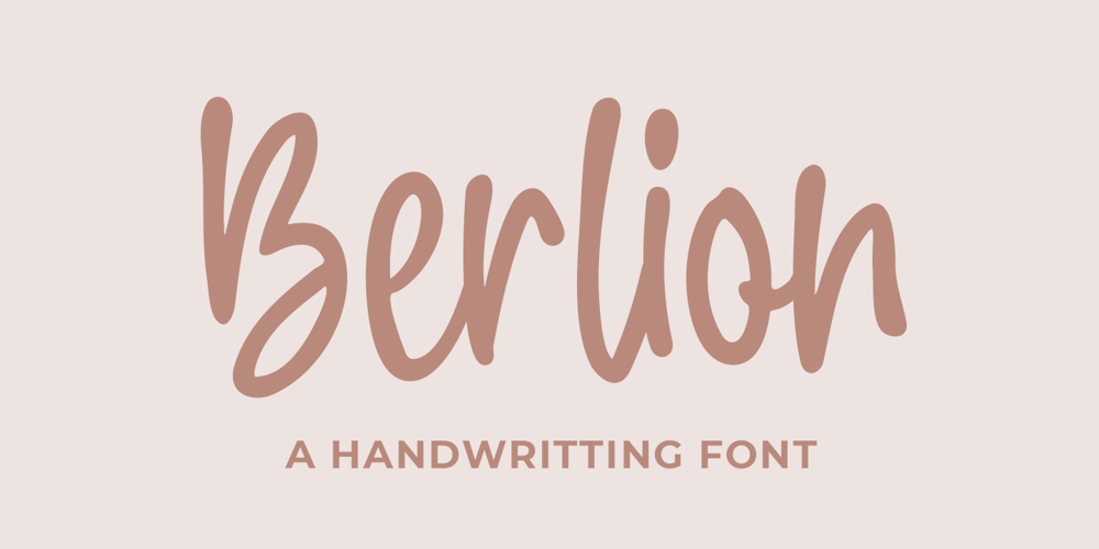 Berlion font