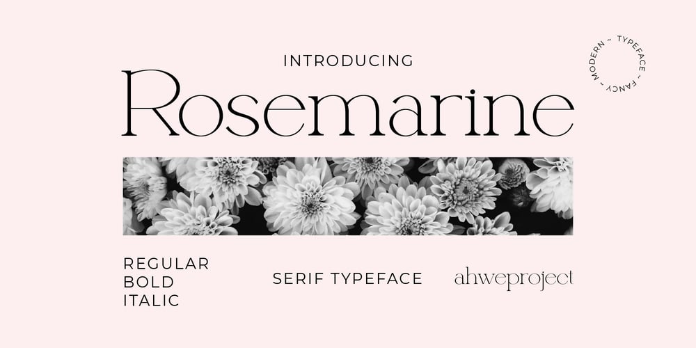 Rosemarine font