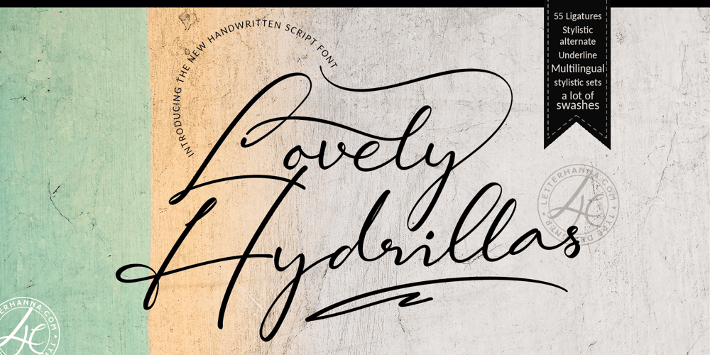 Lovely Hydrillas font