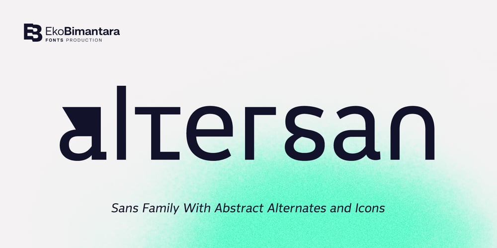 Altersan font