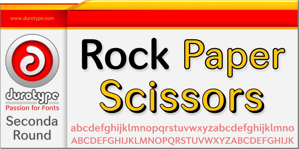 Seconda Round font