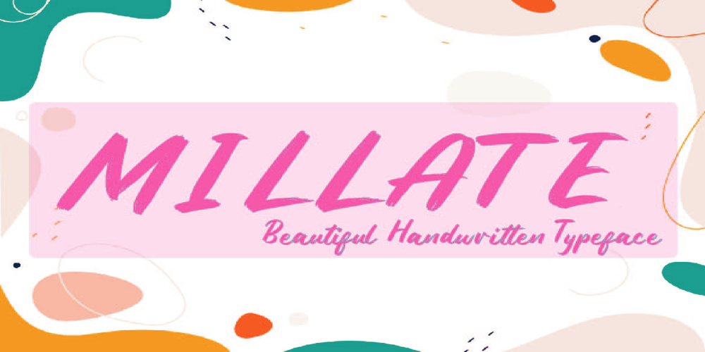 Millate font