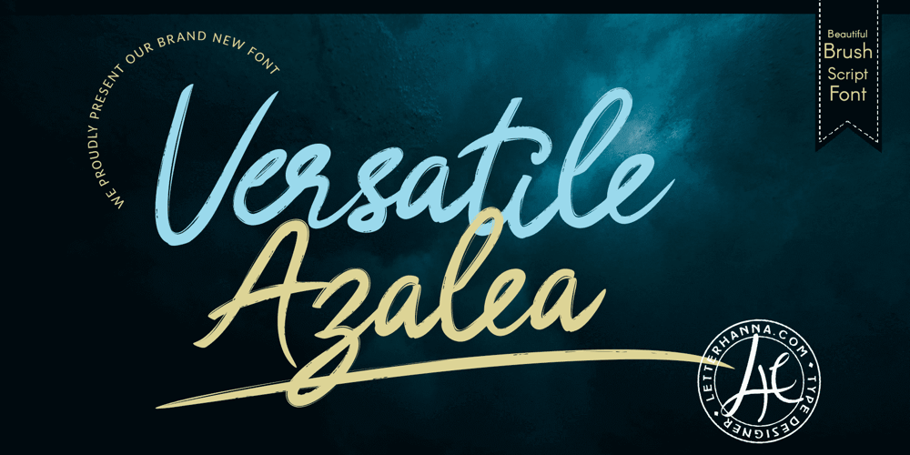 Versatile Azalea font