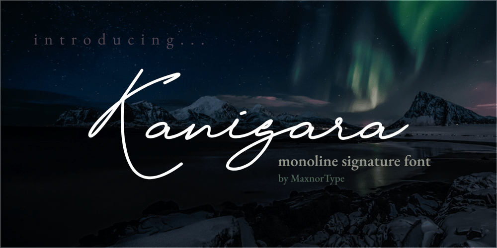 Kanigara font