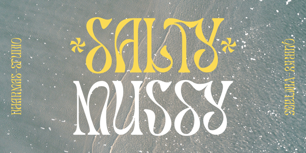 Salty Mussy font