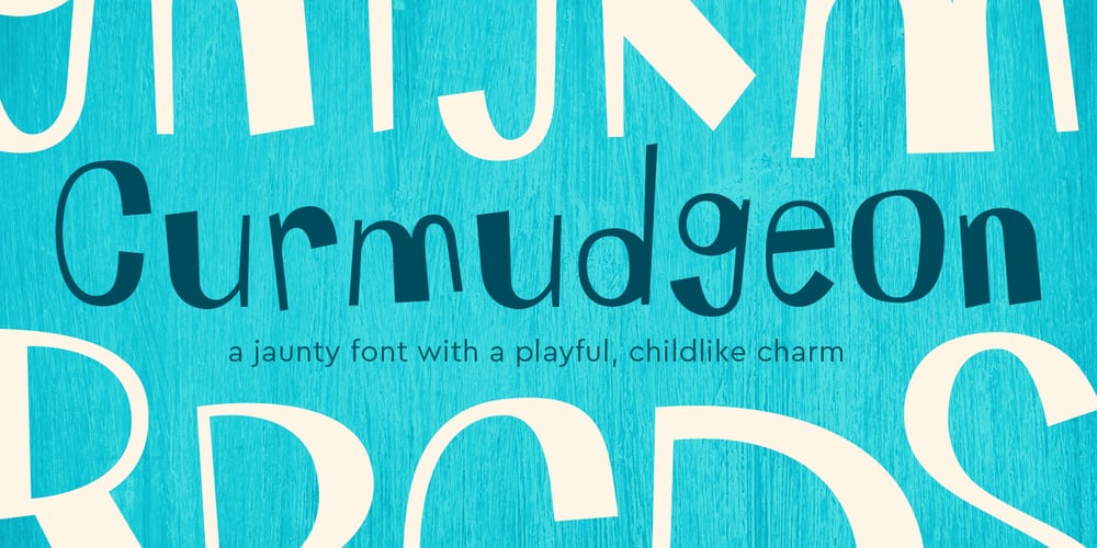 Curmudgeon font