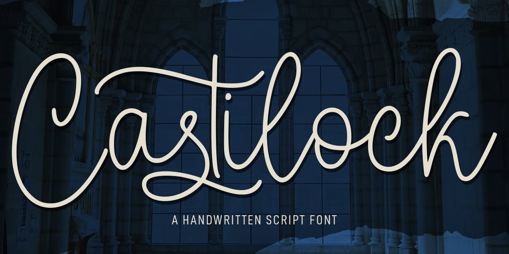 Castilock font