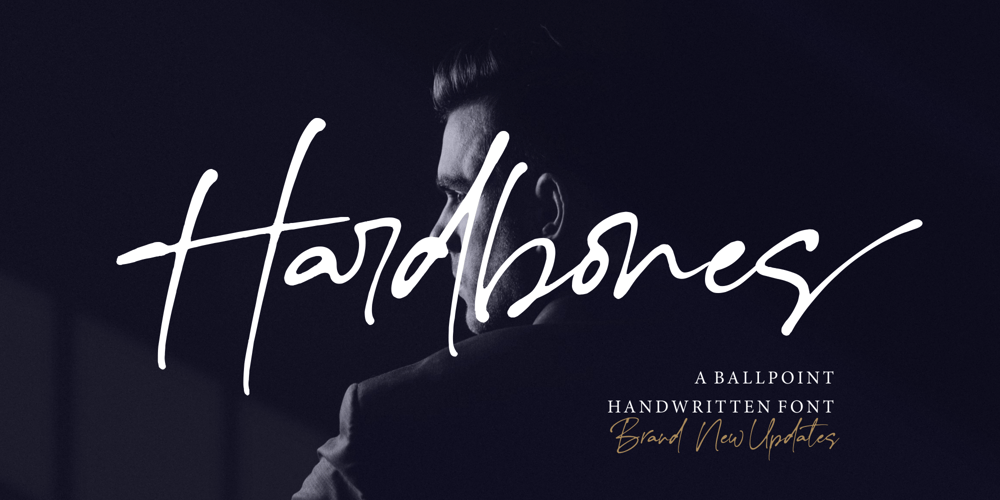 Hardbones font