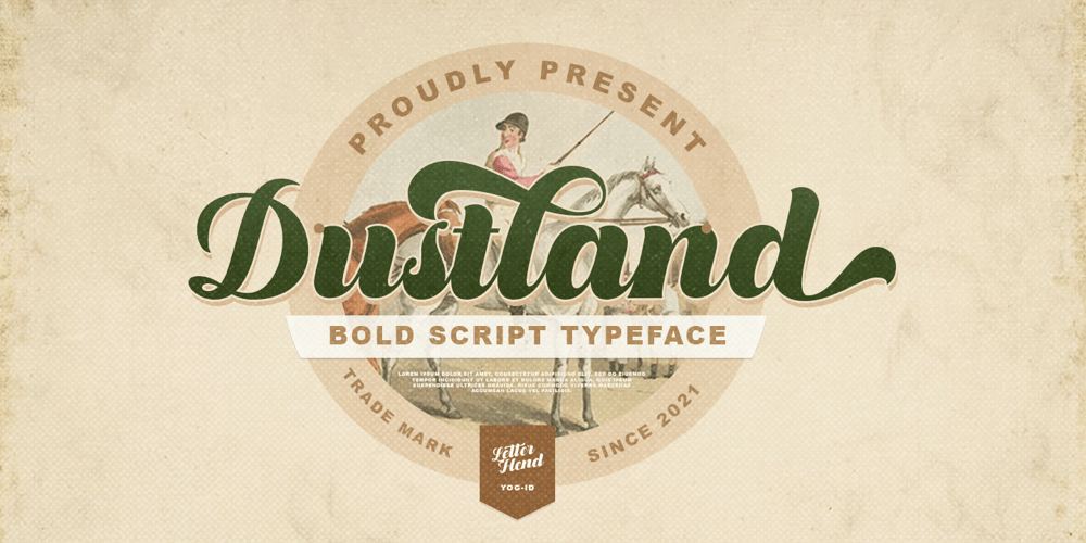 Dustland font
