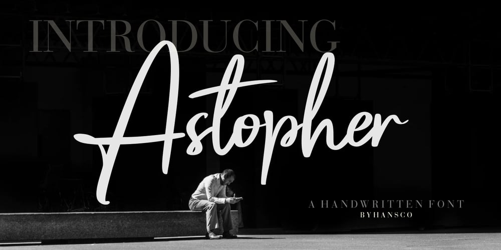 Astopher font