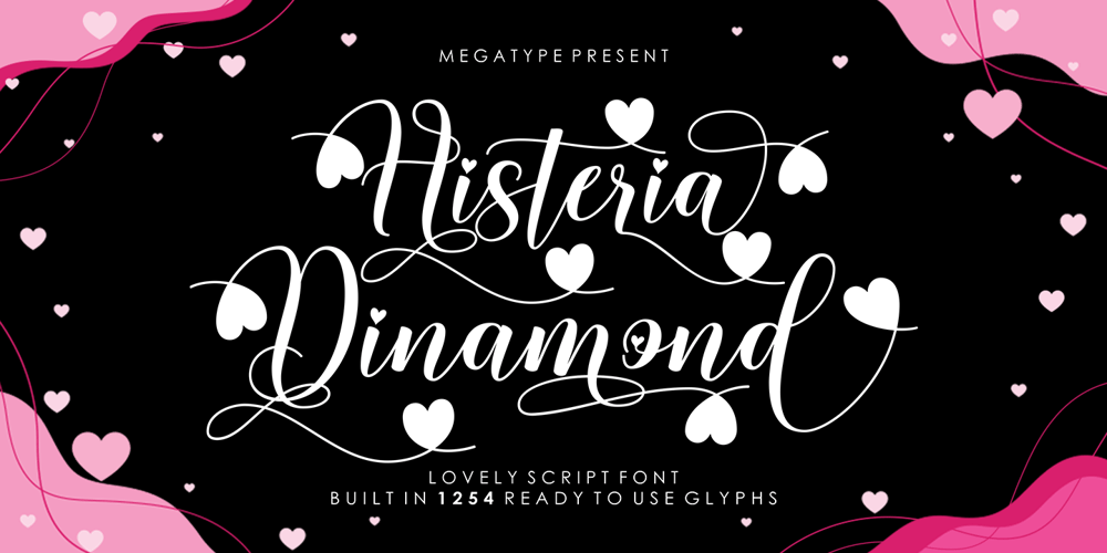 Histeria Dinamond font