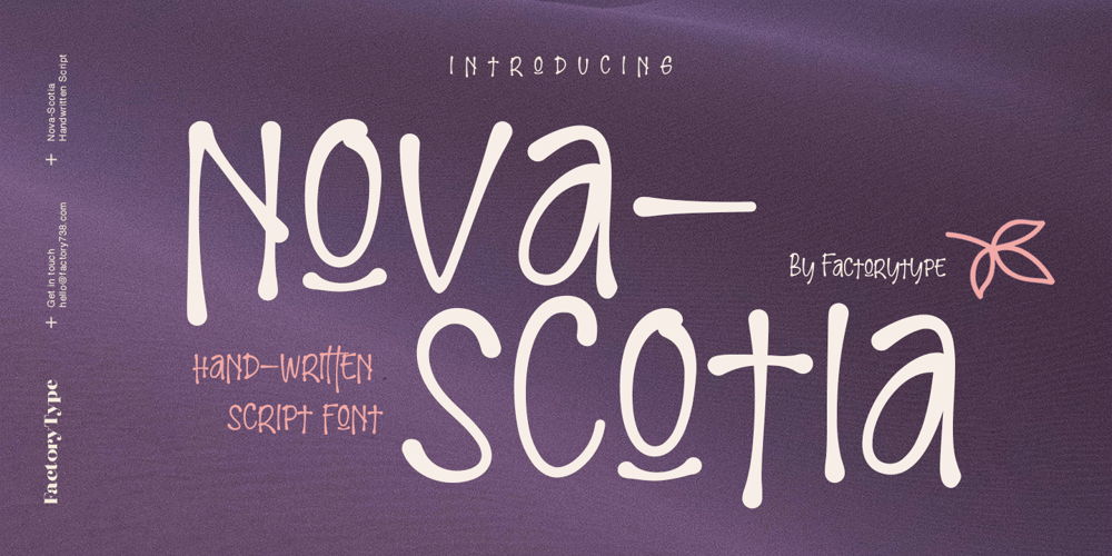 Nova Scotia font