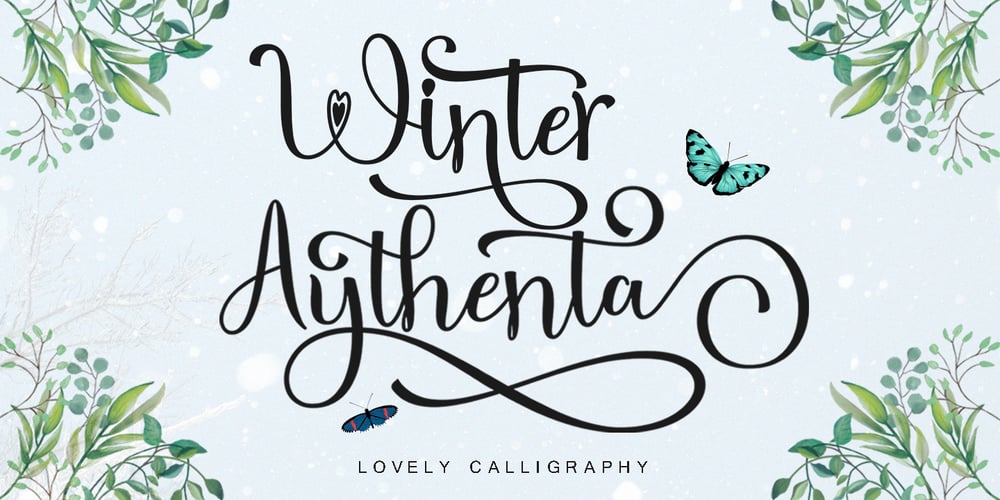 Winter Aythenta font