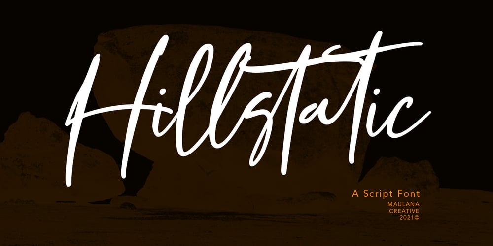 Hillstatic font