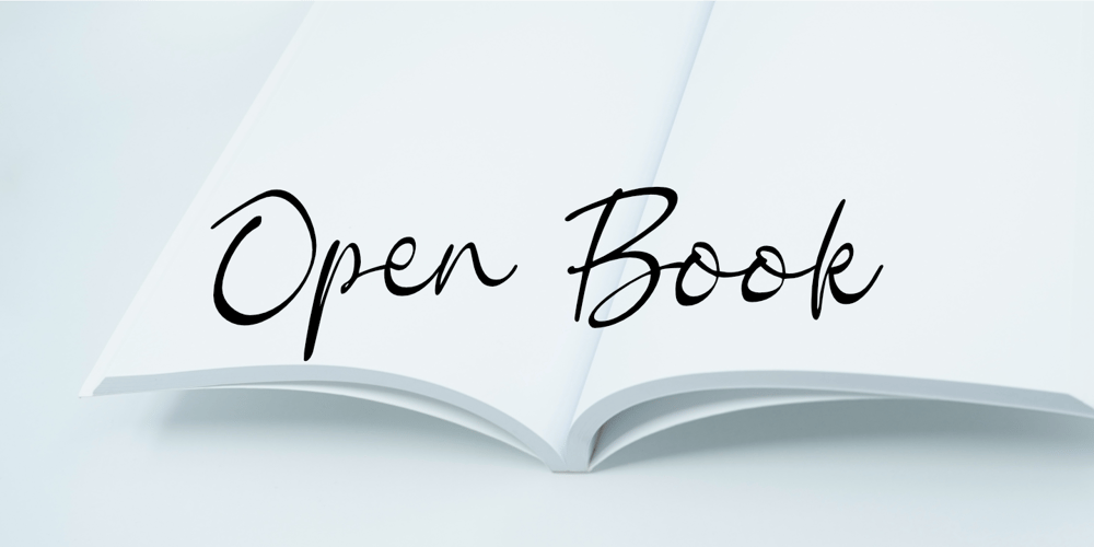 Open Book font