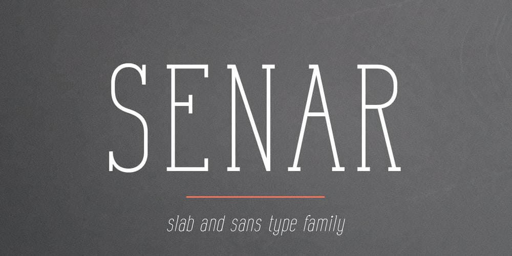 Senar font