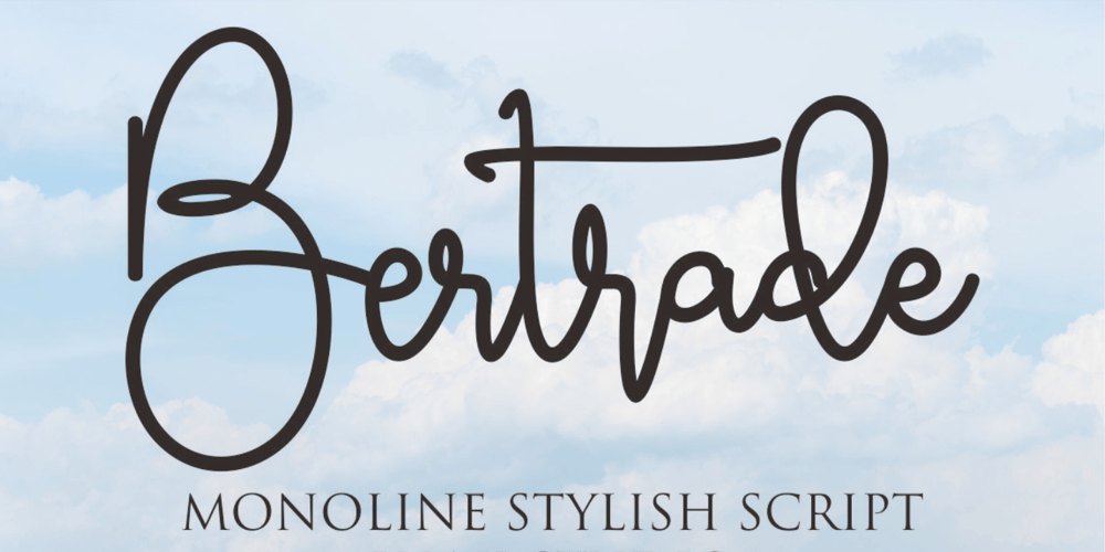 Bertrade font