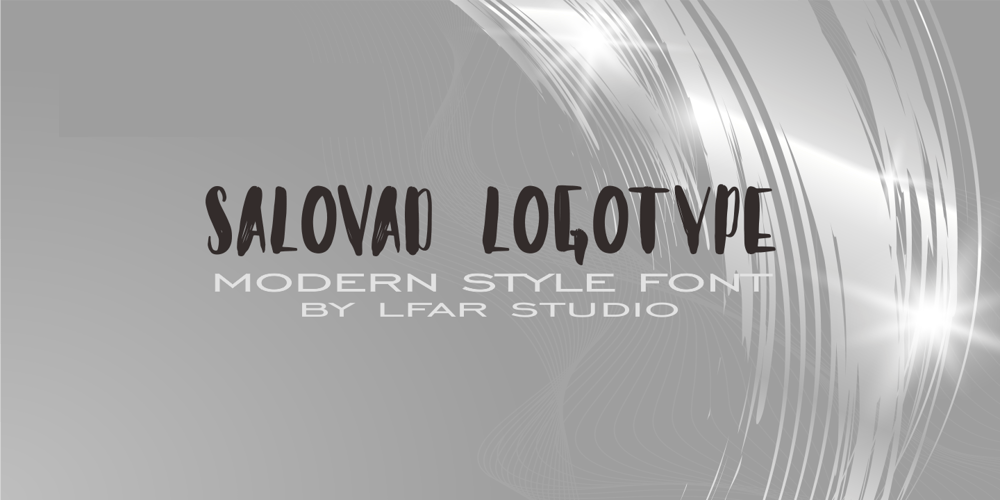 Salovad Logo Type font