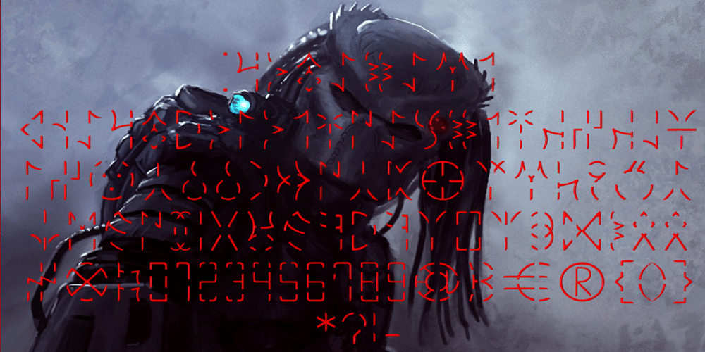 Ongunkan Old Turkic Predetor font