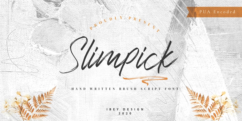 Slimpick font