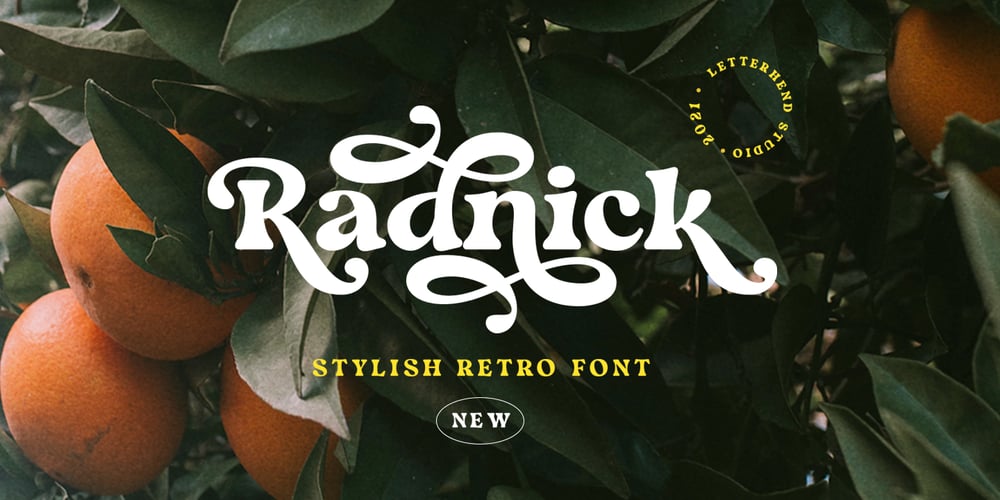 Radnick font